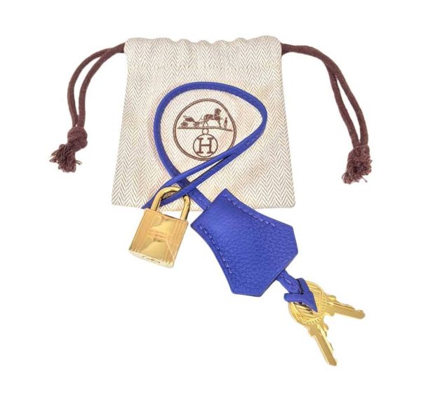 Hermes Birkin 35 Blue Orange - Special Order HSS Bag - Image 4